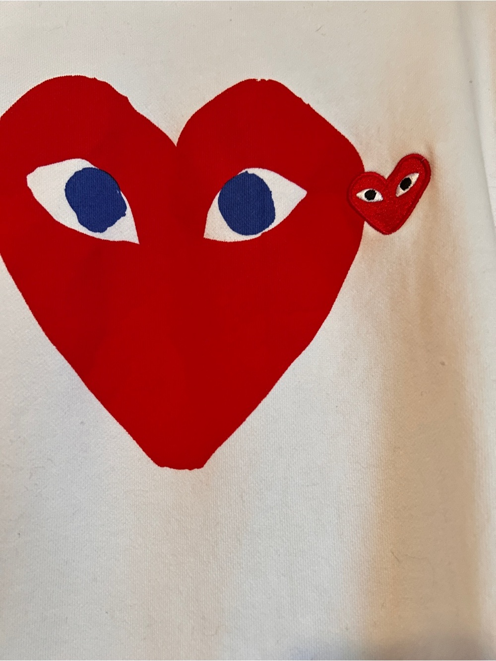 P'lay by CdG. Unisex XXL French Terry Crew